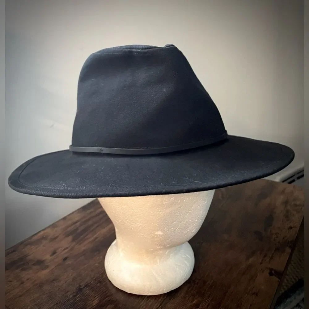 Brixton Mfg. Co. Black Cotton Fedora M